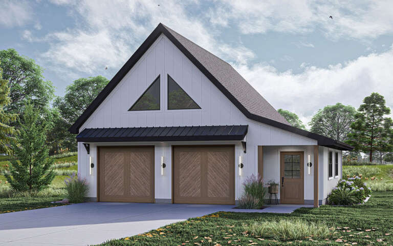 House Plan House Plan #31122 Angled Front Elevation