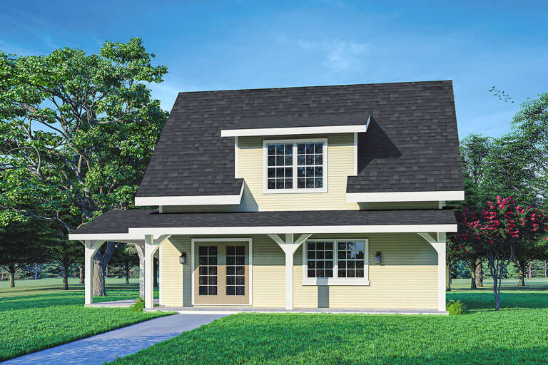 House Plan House Plan #31126 Angled Front Elevation