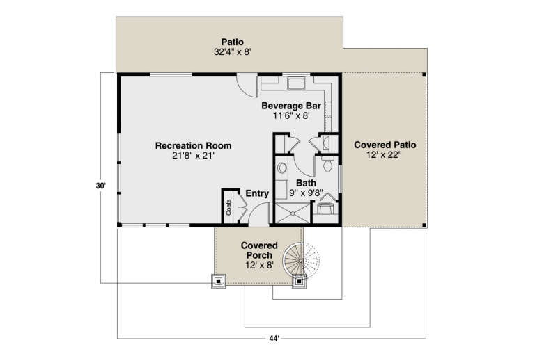House Plan House Plan #31127 Drawing 1