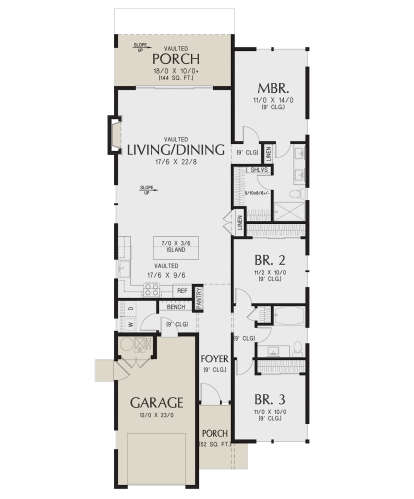 Main Floor  for House Plan #2559-01035