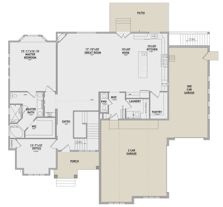 House Plan House Plan #31136 Drawing 1
