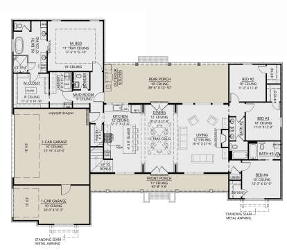 Main Floor for House Plan #4534-00124