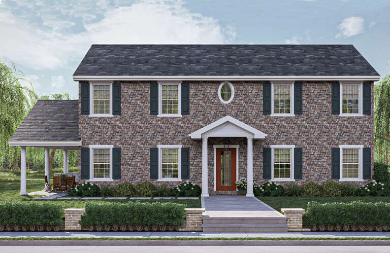 House Plan House Plan #31144 Front Elevation 