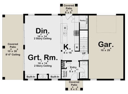 Main Floor  for House Plan #963-00988