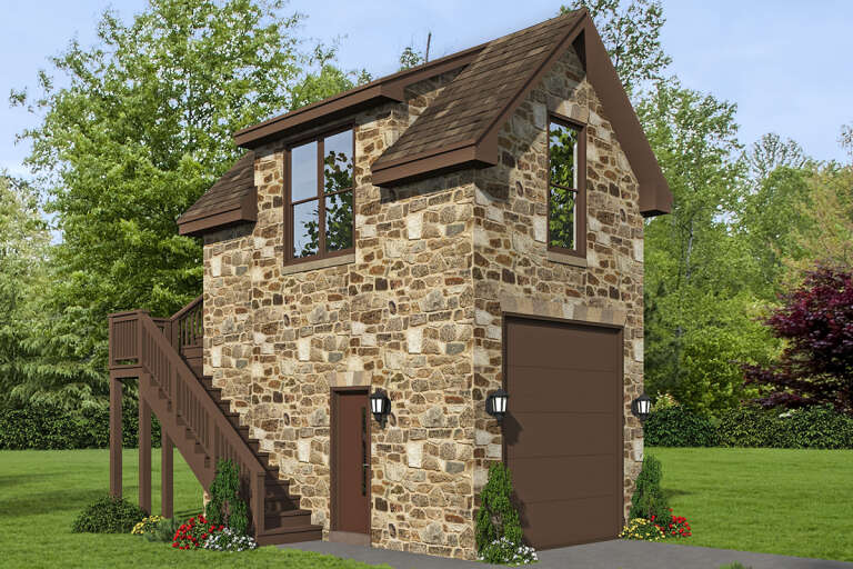 House Plan House Plan #31153 Angled Front Elevation