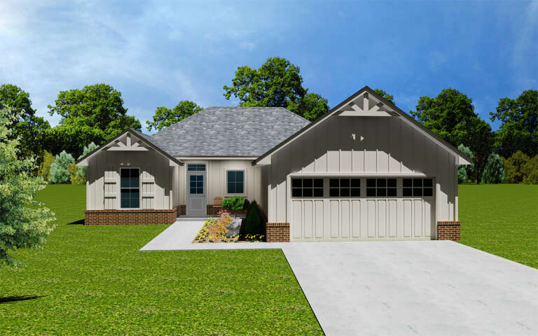 House Plan House Plan #31218 Front Elevation 