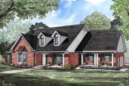 Ranch House Plan #110-00120 Elevation Photo
