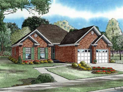Traditional House Plan #110-00174 Elevation Photo