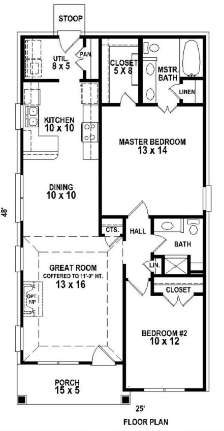 House Plan House Plan #3528 Drawing 1