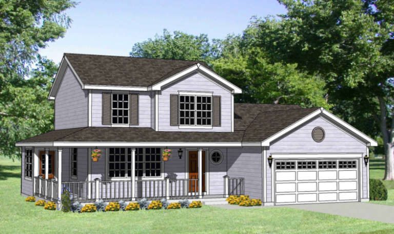 House Plan House Plan #3584 Front Elevation