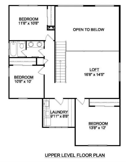 Floorplan 2 for House Plan #340-00022