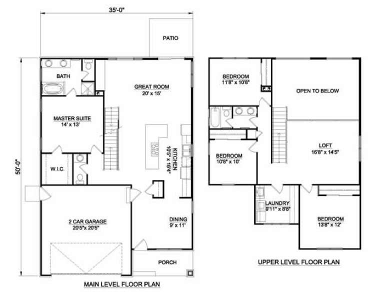 House Plan House Plan #3592 Drawing 1