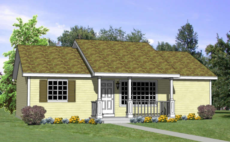 House Plan House Plan #3594 Front Elevation
