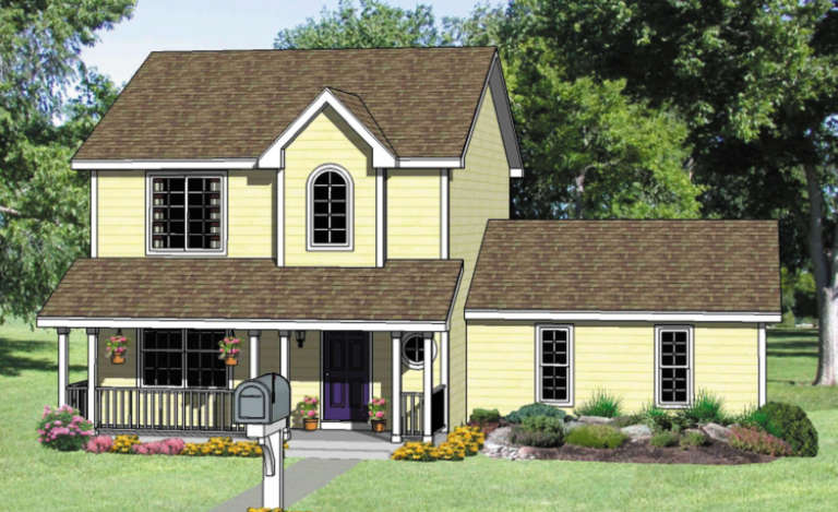 House Plan House Plan #3595 Front Elevation