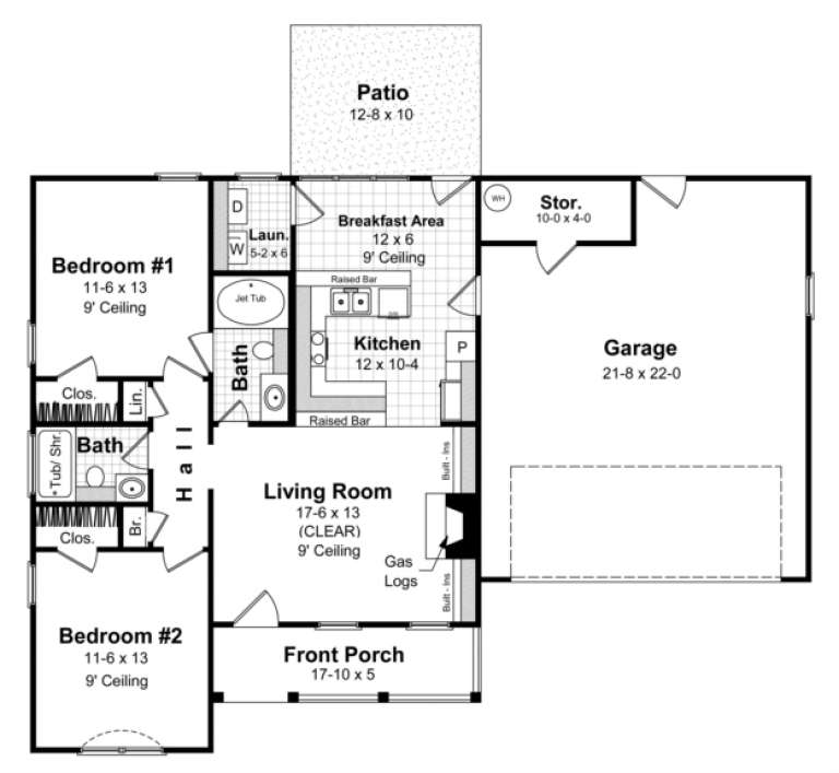 House Plan House Plan #3606 Drawing 1