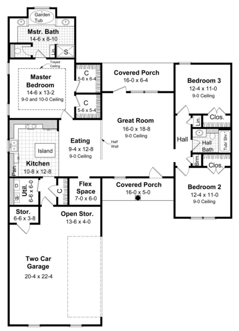 House Plan House Plan #3631 Drawing 1