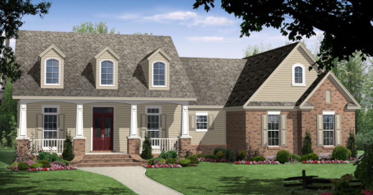House Plan House Plan #3660 Front Rendering
