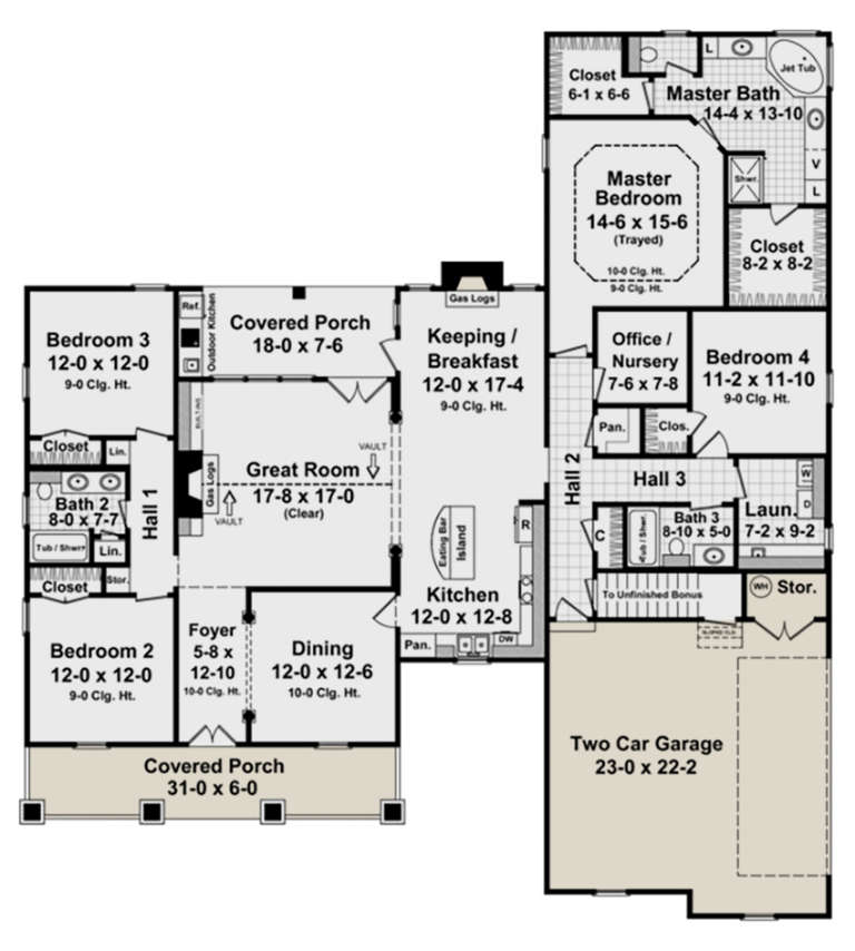 House Plan House Plan #3660 Drawing 1