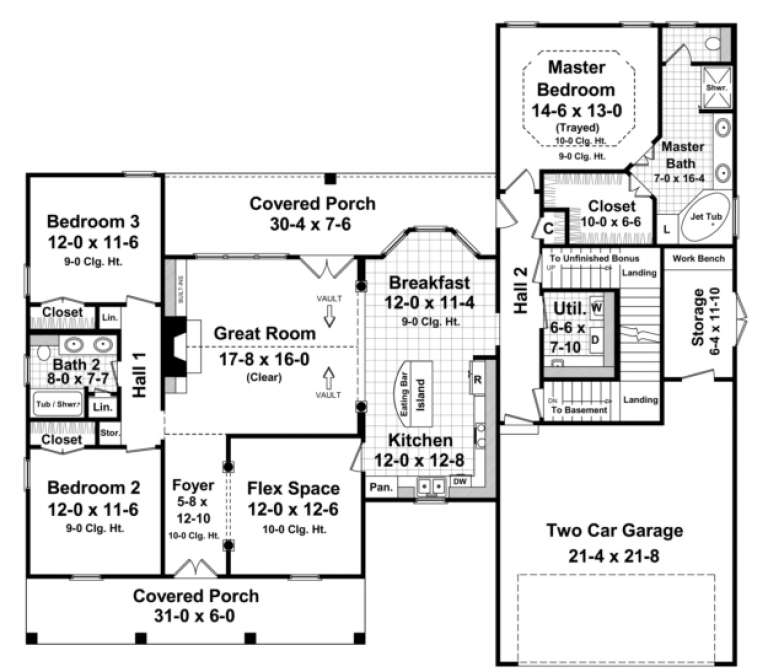 House Plan House Plan #3682 Drawing 1