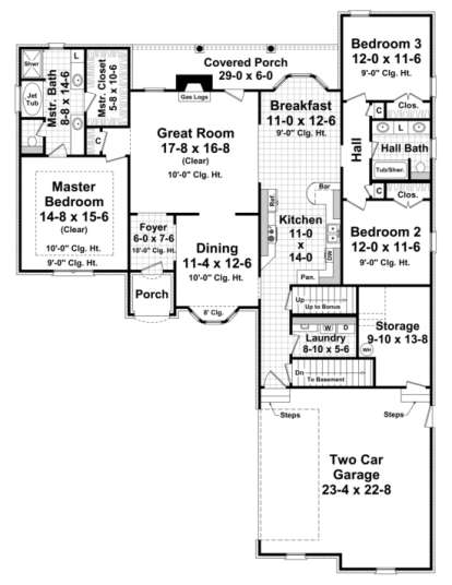 Main Floor for House Plan #348-00088