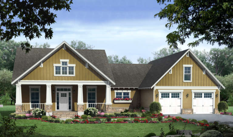 House Plan House Plan #3730 Front Elevation