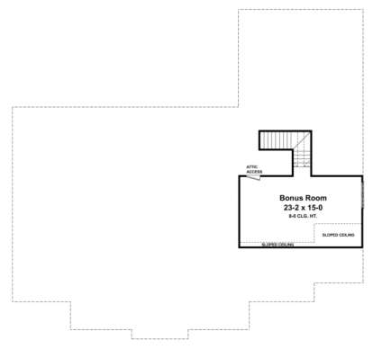 Bonus Room for House Plan #348-00156