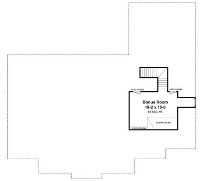 Bonus Room for House Plan #348-00157