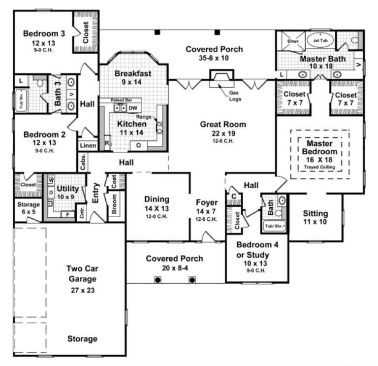 House Plan House Plan #3797 Drawing 1