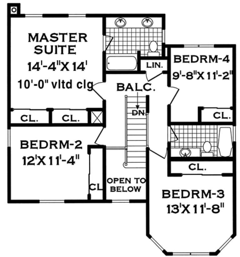 House Plan House Plan #380 Drawing 2