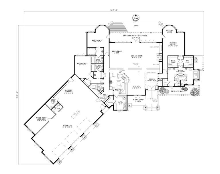 House Plan House Plan #4368 Drawing 1