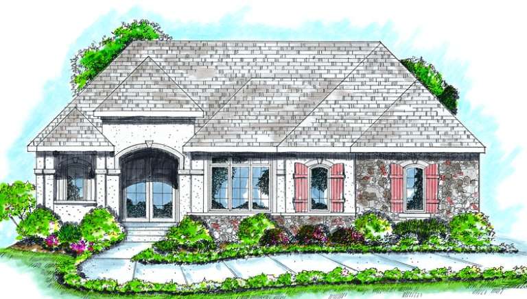 House Plan House Plan #4615 Front Elevation