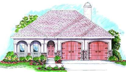 Ranch House Plan #402-00716 Elevation Photo