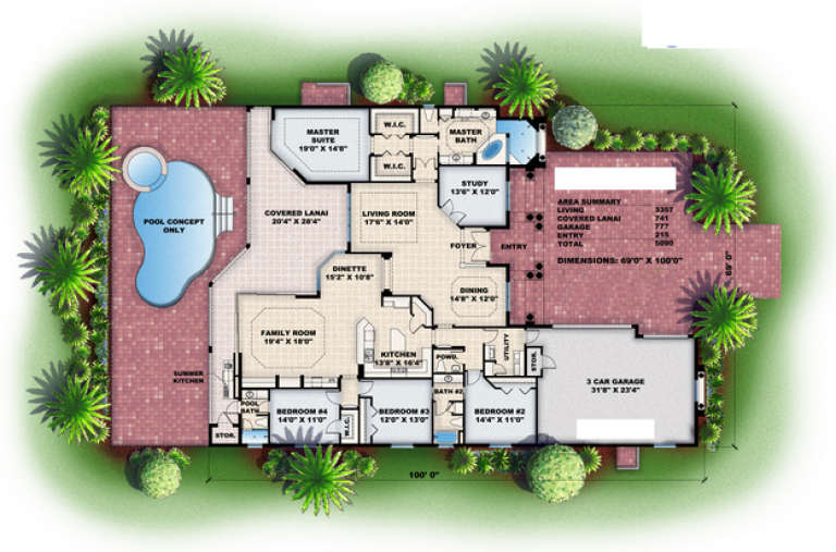 House Plan House Plan #4694 Drawing 1