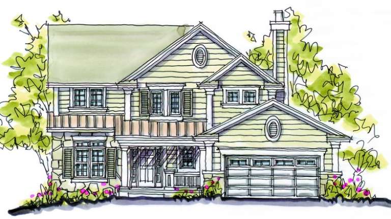 House Plan House Plan #4900 Front Elevation