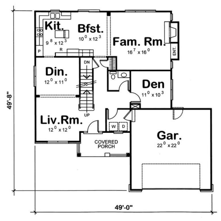 House Plan House Plan #4900 Drawing 1