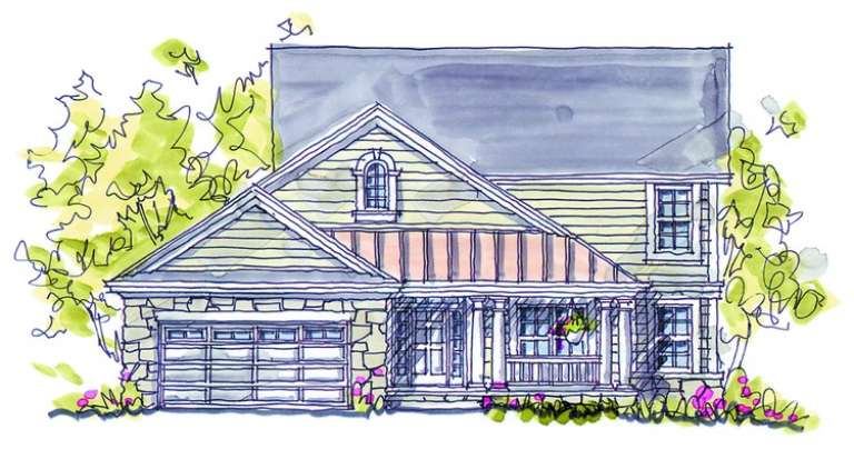 House Plan House Plan #4917 Front Elevation