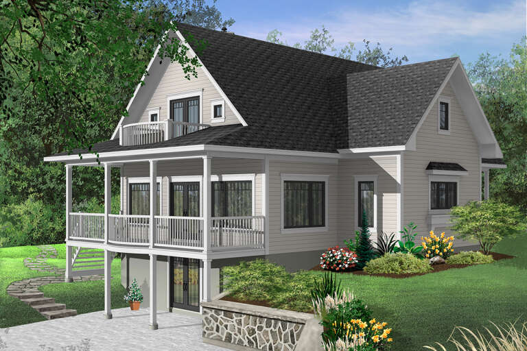 House Plan House Plan #493 Front Elevation 