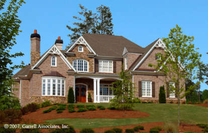 Luxury House Plan #699-00001 Elevation Photo