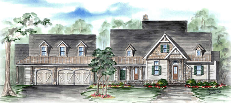 House Plan House Plan #4955 Front Elevation