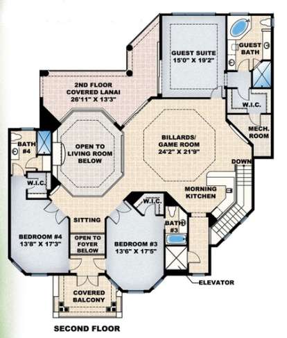Floorplan 2 for House Plan #575-00068
