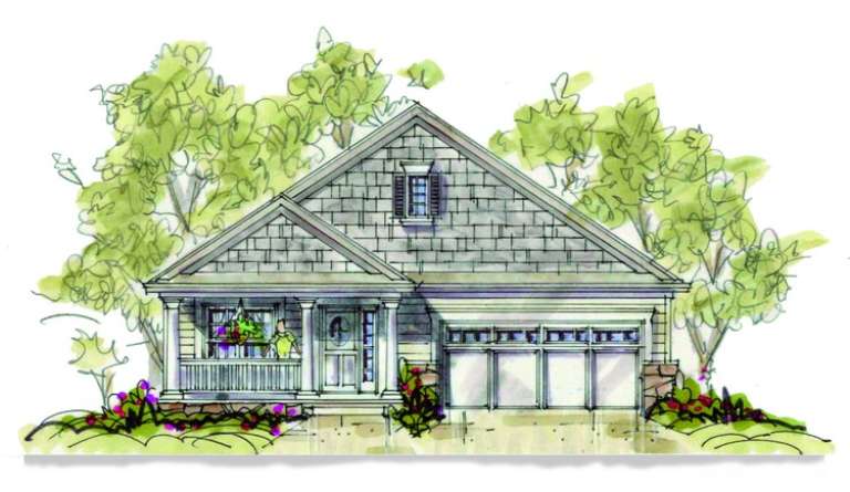 House Plan House Plan #4990 Front Elevation
