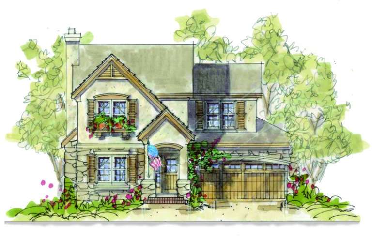 House Plan House Plan #5000 Front Elevation