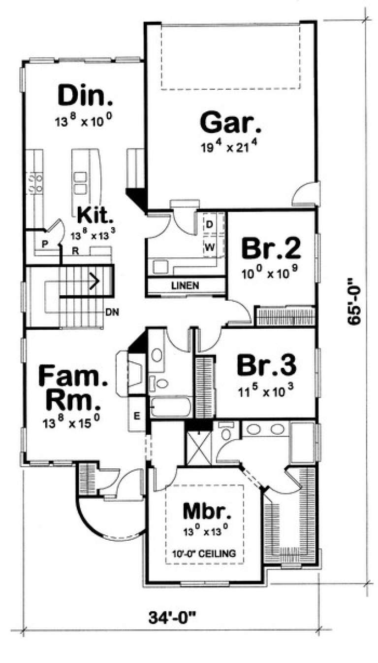 House Plan House Plan #5017 Drawing 1