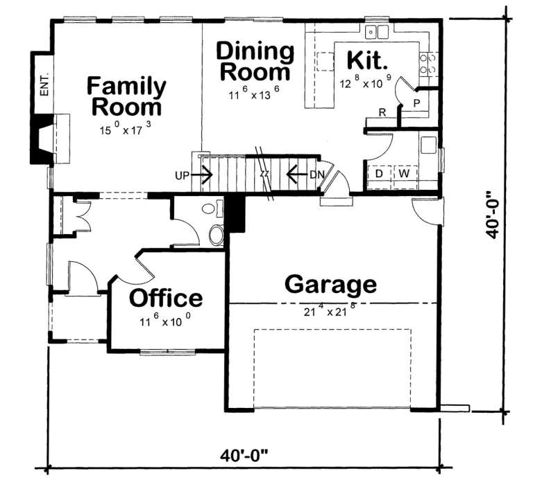 House Plan House Plan #5030 Drawing 1