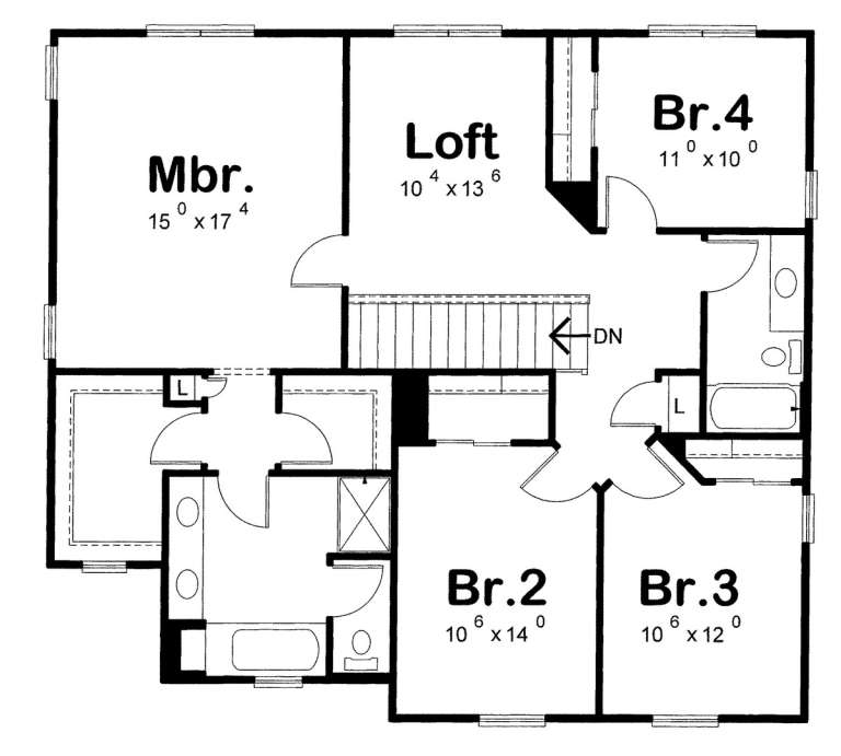 House Plan House Plan #5030 Drawing 2