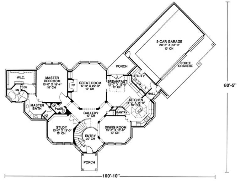 House Plan House Plan #5081 Drawing 1