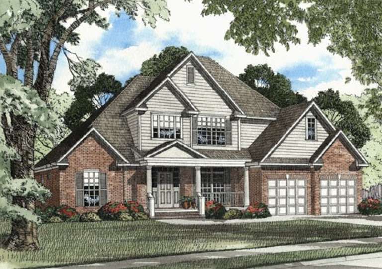 House Plan House Plan #5201 Front Elevation