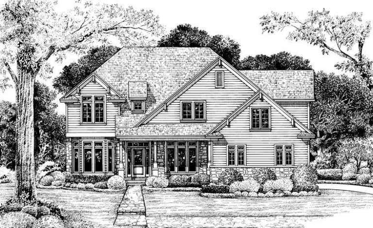 House Plan House Plan #5253 Front Elevation