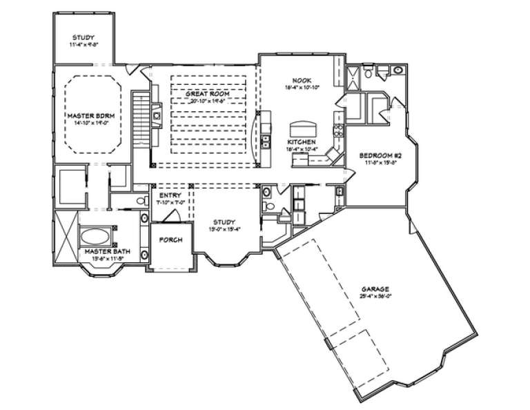 House Plan House Plan #5274 Drawing 1