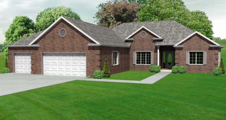 House Plan House Plan #5284 Front Elevation